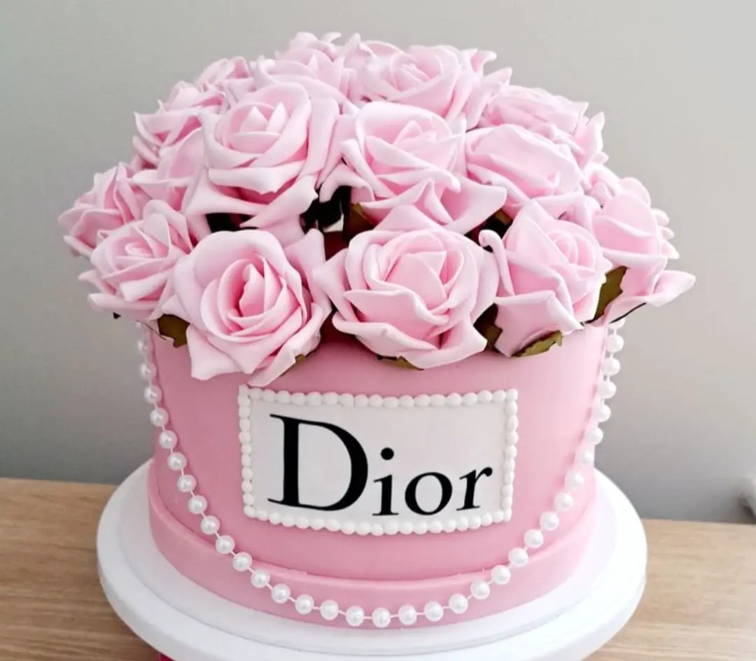 Jaytal House Of Cake Dior Flower Box Cake